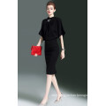 Women Black Simple Office Formal Dress